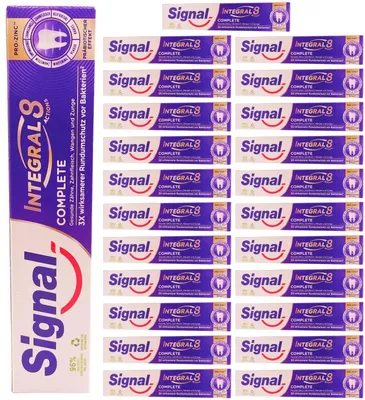 Produktbild von Signal Zahnpasta Integral 8 Complete mit Fluorid und Zinkcitrat 24 x 75ml