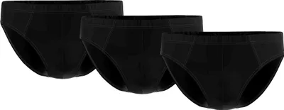 Produktbild von Seidensticker Herren Slips, 3er Pack - Brief 3-Pack, Single Jersey, Baumwollmischung, einfarbig Schwarz L