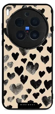 Produktbild von Handyhülle für Vivo X300 Pro, Mobiwear Glossy Case, Beige Liebe