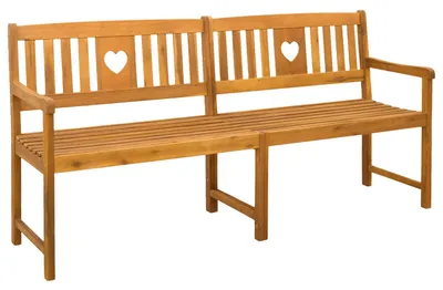 Produktbild von Bank Outdoor Natur 180 x 55,5 x 90 cm Massivholz Akazie