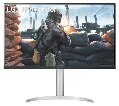 Produktbild von LG 27BP55U-B, 68,6 cm (27"), 3840 x 2160 Pixel, 4K Ultra HD, LED, 5 ms, Silber
