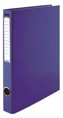 Produktbild von Runder Locher, 4 Löcher, 35 mm, A4, PP/Karton, VICTORIA OFFICE, blau