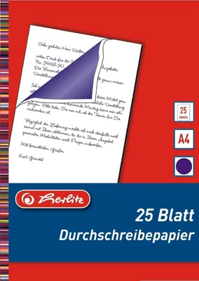 Immagine prodotto di Herlitz Durchschreibepapier A4 25 Blatt