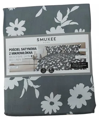 Obrázek produktu pro Smukee, mikrovláknová přehoz na postel, oboustranná, rozměr 220x200 cm, květinový vzor