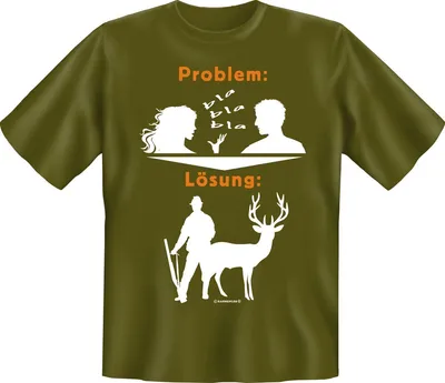 Produktbild von Problem - Lösung Jagen  - Textilien - T-Shirt