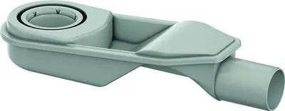 Produktbild von Aerocompact ShowerDrain M Ablaufkörper waagrecht, Sperrwasser 25mm, 54–165mm, 1 Stk.