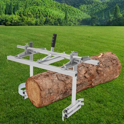 Imagen del producto de Molinillo portátil para cadenas de sierra, con hoja de sierra de 14 a 36 pulgadas, fabricado en aleación de aluminio, de 7 kg, ideal para trabajos de carpintería y uso en exteriores