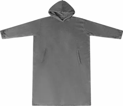 Obrázok produktu pre vidaXL Blanket Hoodie Dark Grey L Flanel