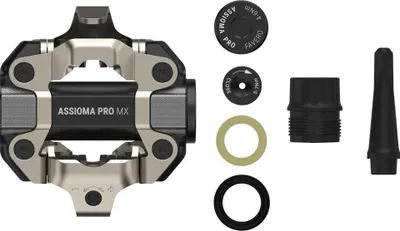 Produktbild von Favero Assioma Pro Mx Left Pedalkörper Silber  Silber One Size