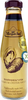 Produktbild von Megachef PREMIUM OYSTER SAUCE glutenfrei 230g | Austernsauce - 45% Auster