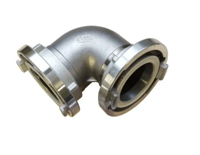 Produktbild von VA Rohrbogen 90° Storzkupplung Storz A 4"