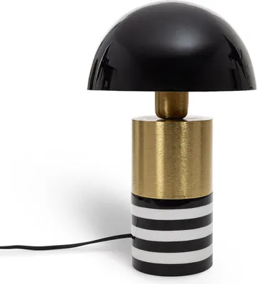 Produktbild von Tischlampe Metall Darpan Schwarz