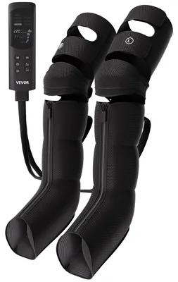 Produktbild von VEVOR Beinscompressor-Massager 3 Heizstufen Luftkompressions-Beinmassager, Für tägliche Entspannung, 6 Modi, 3 Massageintensitäten und 3 Waden-Vibrationseinstellungen, mit Aufbewahrungstasche und Netzadapter