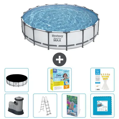 Produktbild von Bestway Steel Pro MAX Rund - 549x122 cm - 6-teilig S566