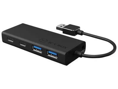Obrázek produktu pro ICY BOX IB-HUB1426-U3 - Hub - 2 x SuperSpeed USB 3.0 + 2 x USB-C