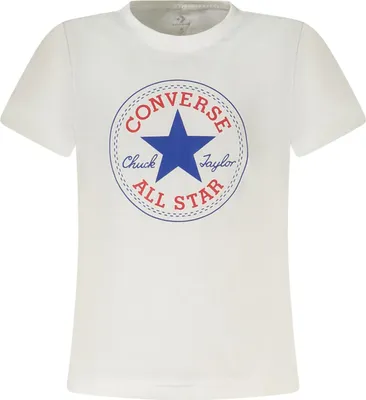 Image de Converse Kids Chuck Patch Kurzarm-t-shirt Weiß 6-7 Years Weiß 6-7 Years