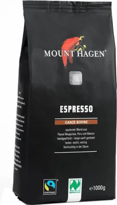 Produktbild von Espresso Kaffee FairTrade - ganze Bohne 1kg