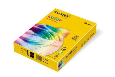 Produktbild von MAESTRO COLOR 9417-IG50A12S Kopierpapier MAESTRO® Color Intensiv, A4, 120g/m², 250 Blatt, intensivgelb