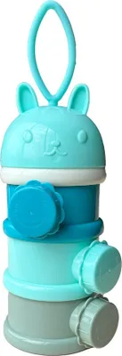 Produktbild von Cabino Milchpulverboxen Blau, stapelbar, BPA-frei, separater Trichter, für Babynahrung