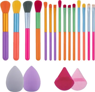 Produktbild von INF 15-teiliges Aquarell Make-up Pinselset - Weiche Synthetikfaser Pinsel