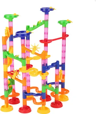 Produktbild von 105 Stück/Set Kunststoff-Wegestein-Spielzeug mit rollenden Kugeln für Kinderspielzeug (678-7)