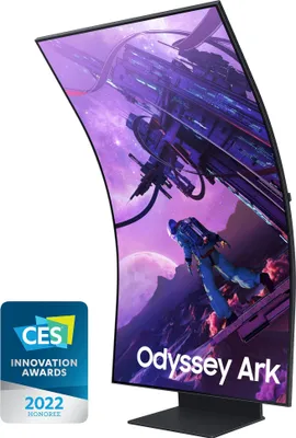 Obrázek produktu pro Samsung Odyssey ARK, 139,7 cm (55"), 3840 x 2160 px, 4K Ultra HD, 1 ms, Černá