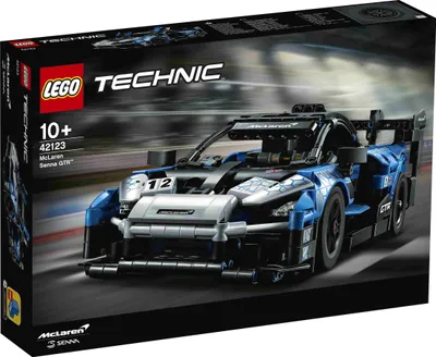Produktbild von LEGO 42123 Technic McLaren Senna GTR, Modellbausatz, Spielzeugauto, Rennauto, Rennwagen-Bauset, Modellauto für Kinder ab 10 Jahren