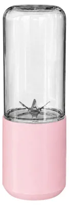 Obrázek produktu pro Verk 07337 Přenosný smoothie mixér s nádobou 400 ml, 150 W, růžový