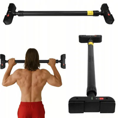 Zdjęcie produktu dla Regulowany drążek rozporowy do podciągania 72-110cm FUNFIT
