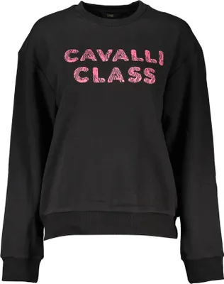 Immagine prodotto di CAVALLI CLASS BLACK SWEATSHIRT WITHOUT ZIP : Colore - Nero, Taglia - S Taglia: S Colore: Nero