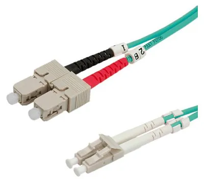 Image de ROLINE LWL-Kabel 50/125um OM3 LC/SC trkis 0,5m
