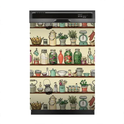 Produktbild von Magnete Dekorative 60x80 cm Küche Magnetmatte Spülmaschine - Kochartikel Speisen und Gerichte