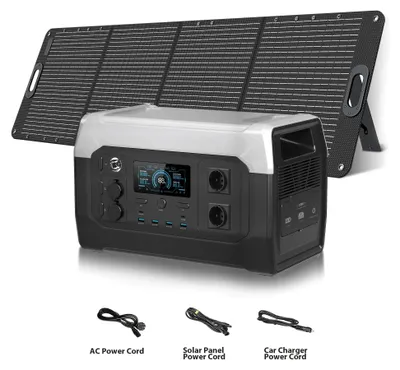 Obrázek produktu pro Mobilní zdroj energie - Solární generátor - Záložní napájení - Baterie pro kempování