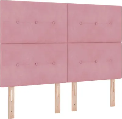 Produktbild von vidaXL Kopfteil Rosa 144 cm Samt