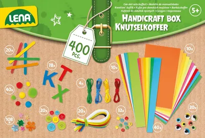 Produktbild von Lena SM42713, Bastelset für Kinder, 5 Jahr(e), Mehrfarbig