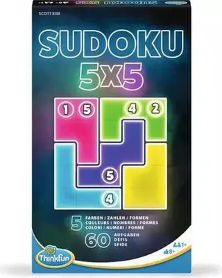Produktbild von ThinkFun Sudoku 5x5 - Logikspiel ab 8 Jahre Thinkfun 76634