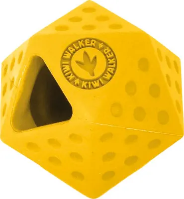 Obrázek produktu pro Gumová hračka s otvory pro pamlsky Kiwi Walker ICOSABALL MAXI 9cm Oranžová
