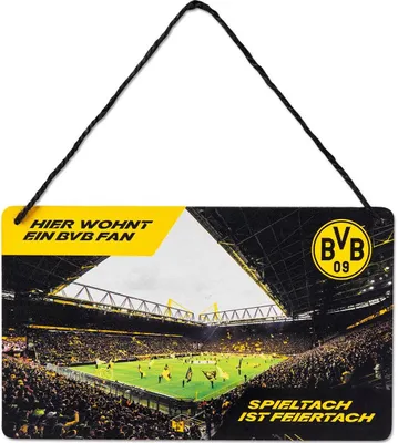 Produktbild von Borussia Dortmund BVB Türschild "Fan"