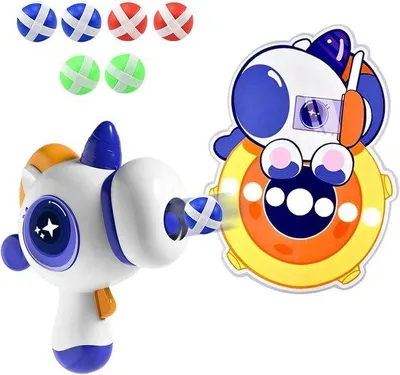Immagine prodotto di Gioco delle freccette con velcro blu per bambini
