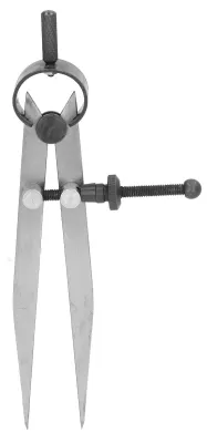 Produktbild von Flügelzirkel DIY-Handwerkswerkzeug Lederwerkzeug Stahlflügelzirkel Lederzirkel Zeichenzirkel zur Durchmessermessung
