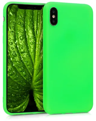 Produktbild von kwmobile 43940.44, Hauthülle, Apple, iPhone X, 14,7 cm (5.8"), Grün