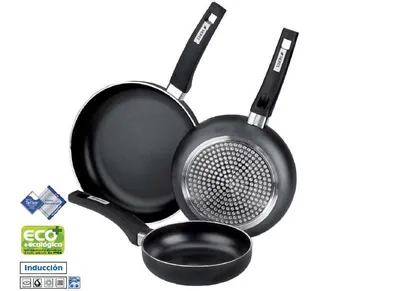 Produktbild von Monix Resistent PLUS 28 M370028 Bratpfanne, 28 cm max. Durchmesser, Aluminium, Induktionsherd-geeignet, Antihaftbeschichtung