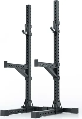 Produktbild von ATLETICA R7 Squat Rack | Freistehend mit nur 195 cm für niedrige Räume geeignet | Spotter Arme, Sandwich J-Hooks und Gummifüße inkl.