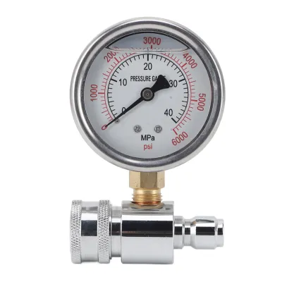 Obrázok produktu pre Tlakomer 6000psi Vysoký tlak 3/8in Rýchle pripojenie Príslušenstvo pre diely