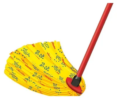 Zdjęcie produktu dla Vileda 4023103094192, Końcówka mopa, Czerwony, Żółty, Wiskoza, 1 szt.