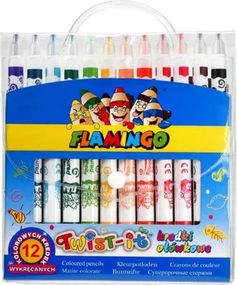 Zdjęcie produktu dla Nd39_261742 Kredki Olo 12Kol/150 Wykrec Flamingo