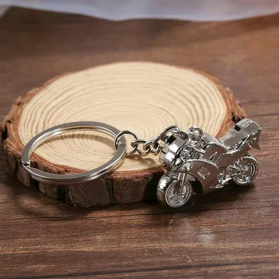 Produktbild von CHPN - Motorrad-Schlüsselanhänger - Motorrad-Schlüsselanhänger - Motorrad-Enthusiasten - Silber - Schlüsselanhänger - Motorrad-Maus - Geschenk - Motorrad-Schlüssel