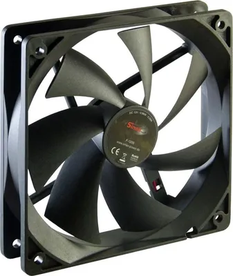 Obrázok produktu pre Inter-Tech F-120-S, Ventilátor, 12 cm, 1200 ot/min, Čierna