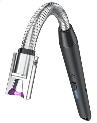 Produktbild von Stabfeuerzeug Lichtbogen Kerzenanzünder USB C Aufladbar Kindersicherung Wind- & Flammenlos