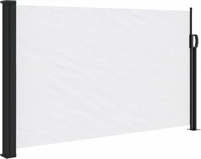 Obrázek produktu pro vidaXL Boční výsuvná markýza bílá 117x300 cm